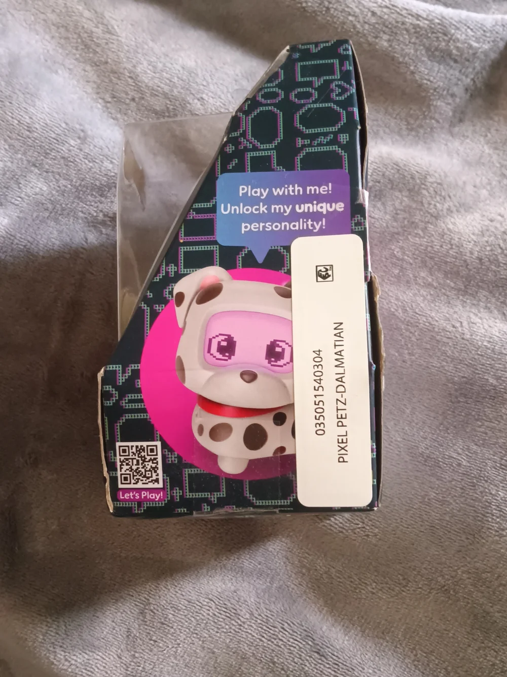 Dalmatian Interactive Toy - White and Black